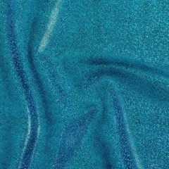 1 Yard Hologram Foggy Foil 4 Way Stretch Nylon Spandex Fabric for Activewear Costumes 60&rdquo; Width Black Turq