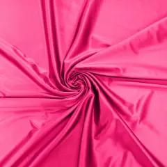 1 Yard Stretch Satin Spandex Casino Fabric Glossy Heavyweight For Elegant Designs Neon Hot Pink