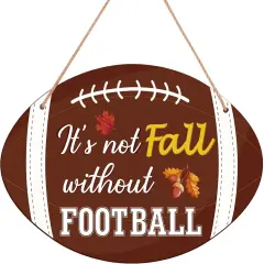 Fall Football Sign Front Door Decor