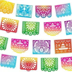 Mexican Party Banners, Papel Picado Banner - Cinco de Mayo, Fiesta Party Decorations