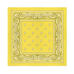 Jordefano Paisley Polyester Unisex Bandanas - Pack of 14 - Bulk Wholesale