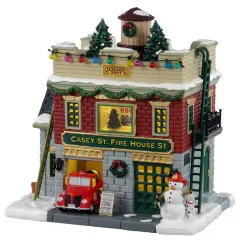 Casey St. Firehouse 51 - Lemax Jukebox Junction