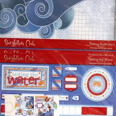StoryTellers Club Testing The Water 12 x 12 Double-Page Layout Scrapbook Kit