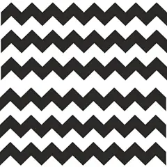 Black Chevron border Strips Edible Cake border Two 4 Inch Strips