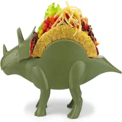 TriceraTACO Sculpted Dinosaur Taco & Snack Holder