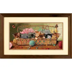 DimensionsKitty Litter Counted Cross-Stitch Kit Multi
