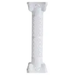 4 White 42-Inch ADJUSTABLE Roman Columns PLANT PEDESTAL STANDS Party Decorations
