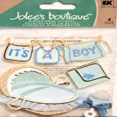 Jolee's Boutique Boy Clothes Line Dimensional Stickers