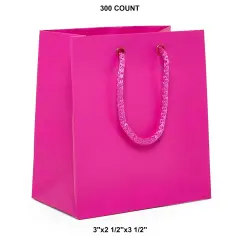 Fashionable Matte Euro Tote 3" x 2 1/2" x 3 1/2"