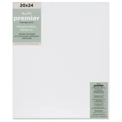 Blick Premier Stretched Cotton Canvas - Traditional Profile, Splined, 20" x 24"