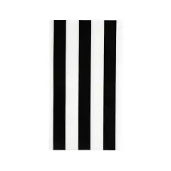 BLACK NOIR SIGNATURE CABANA STRIPE GUEST TOWELS