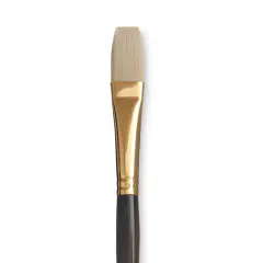 Princeton Series 6300 Dakota Synthetic Bristle Brush - Flat, Long Handle, Size 10