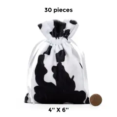 Trendy Animal Design Fur Bags 5" x 8"