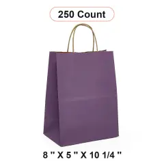Kraft Shopping Bag 8" x 5" x 10.25"