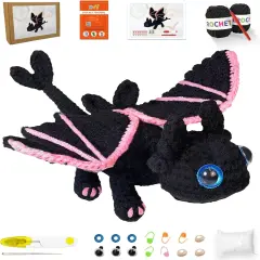 Crochet Kit for Beginners - Crochet Dragon Animals