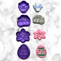 Easter He Has Risen 2 inch Cutter and Stamps