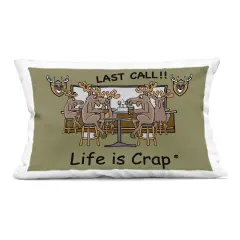 Stupell Industries Last Call at Bar Decorative Printed Throw Pillow Design by LIC, 14 x 7 x 20