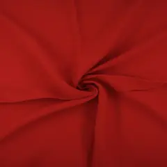 1 Yard Soft Rayon Crepon Fabric Solid Woven Textured Drapery Accent 50/51" Width RED TOMATO
