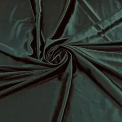 1 Yard Deluxe Heavy Shiny Polyester Spandex Fabric Stretch Knit for Activewear & Swimwear 58/60 Inches Wide Dark Hunter