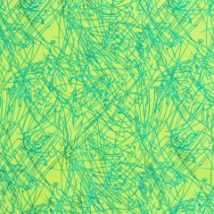 1 Yard Nylon Spandex Fabric with Dancing Splash Hologram Foil 58/60 Inch Width Lime Green