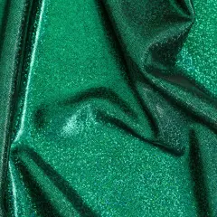1 Yard Hologram Foggy Foil 4 Way Stretch Nylon Spandex Fabric for Activewear Costumes 60&rdquo; Width Black Green