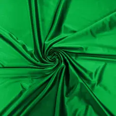 1 Yard Stretch Satin Spandex Casino Fabric Glossy Heavyweight For Elegant Designs Kelly Green