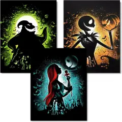 3 Pack Halloween DIY 5D Diamond Art Kits