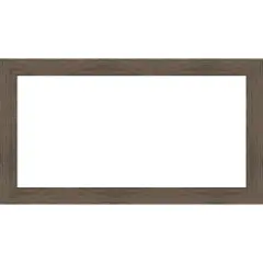 Hardwood Narrow Framed Dry Erase Magnetic Board Mocha