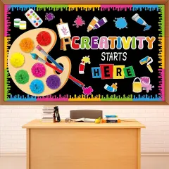 Art Paint Classroom Bulletin Board Decorations