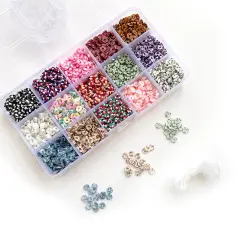 Speckled & Striped Heishi Box Diy Bead Kit