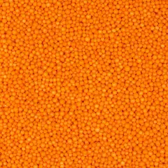 Krazy Sprinkles - Orange Mini Beads (1/2 Cup, 1x Jar) for Cakes, Ice Cream & Cookies