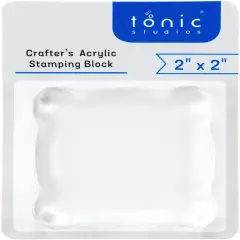 Tonic Studios Acrylic Stamping Block-2"X2"
