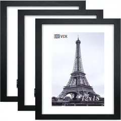 12x18 Inch Solid Wood Poster Frames with Wall Mounting Hanging Picture Frame Set