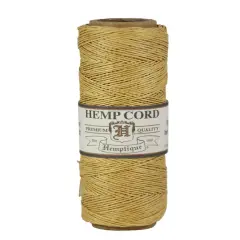 Hemptique 0.5mm #10 Hemp Cord Spools Jewelry Making Macrame Crochet Crafting Gift Wrapping Outdoor Gardening Sand