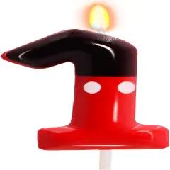 Red Mouse Cake Topper Cupcake Decor