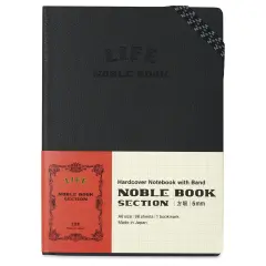 Life Stationery Noble Notebook - 4" x 6", A6, Grid, 96 Pages