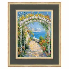 Wide Luxury Burgundy Gold Panel Picture Frame 9x12 frame