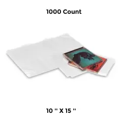 Flat Shrink Bags 10'' X 15'' Transparent Wrap