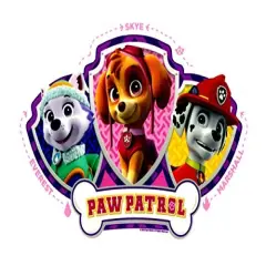 Paw Patrol Skye, Everest and Mars Licensed Edible Cake Topper by Whimsical Practicality