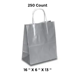 High-Gloss Bags 16'' x 6'' x 13'' Premium Quality Platinum