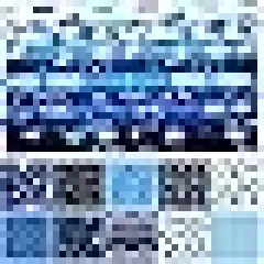 Inch Christmas Cotton Fabric Square Fat Quarters