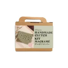 John Bead Macrame Craft DIY Kit Handmade Clutch