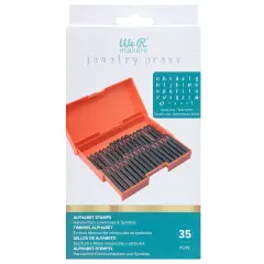 We R Jewelry Press Alphabet Stamps 35/Pkg