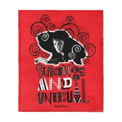Warner Brothers Beetlejuice Silk Touch Throw Blanket So So Strange