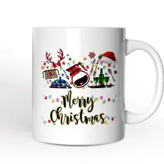 Waitress Buffalo Plaid Christmas Mug Gift
