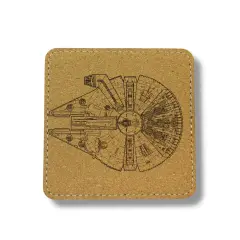 Coaster - Mfalcon - SET OF 2 - Leather or Stitched Cork Stitched Cork/Black