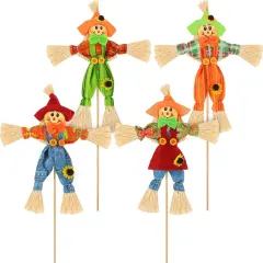 4 Pcs Halloween Scarecrow Decoration Outdoor 13.34 Inch