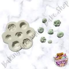 Roses & Cempas&uacute;chil Flower Silicone Mold