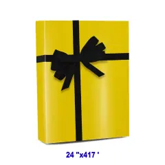 Durable Solid Wrapping Paper 24" x 417' 60 lbs for Everyday Gifting