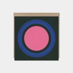 Modern Circle Square Art Card V